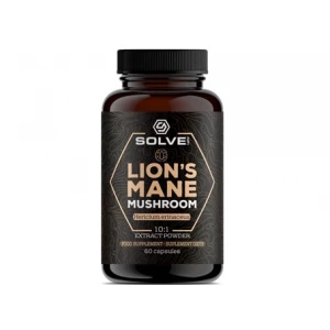 Solve Labs - LION'S MANE 10:1 MUSHROOM - 60 kapsułek  Solve Labs - LION'S MANE 10:1 MUSHROOM - 60 kapsułek
